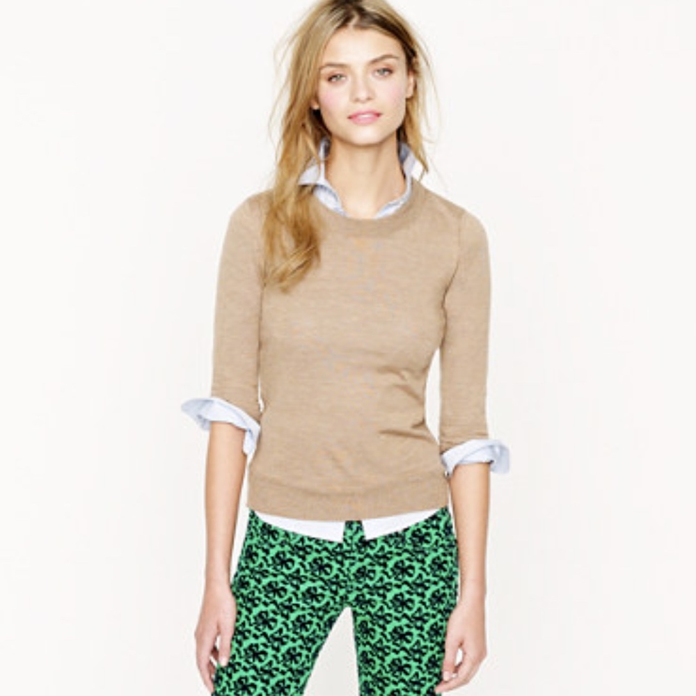 J.Crew Crewneck Sweater Oatmeal XS